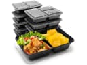 Casativo Bento-Box 10-tlg. Schwarz mit transparentem Deckel Bild 2