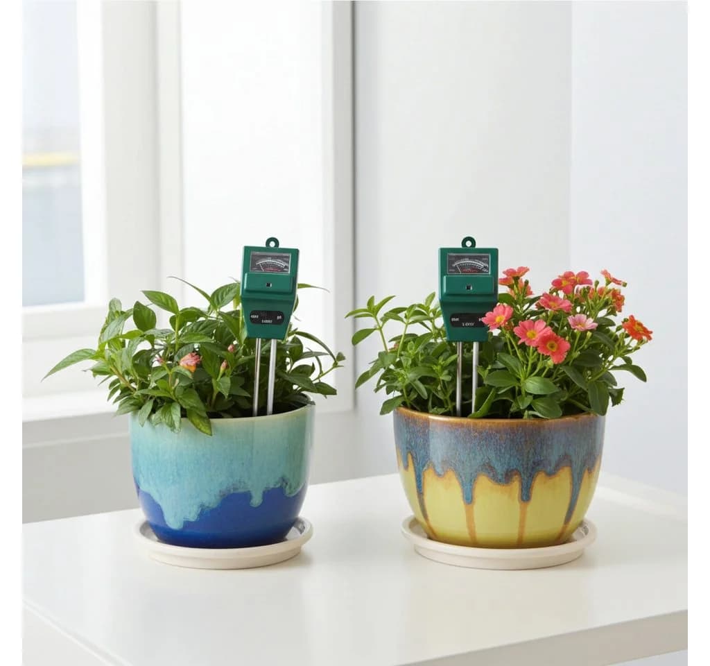 Casativo 3-in-1 Bodentester Grün - Feuchtigkeitsmesser pH-Wert Licht