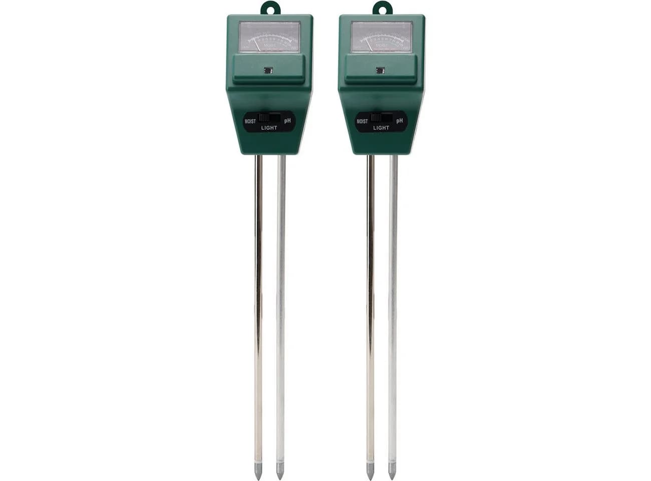 Casativo 3-in-1 Bodentester Grün - Feuchtigkeitsmesser pH-Wert Licht - Bild 2