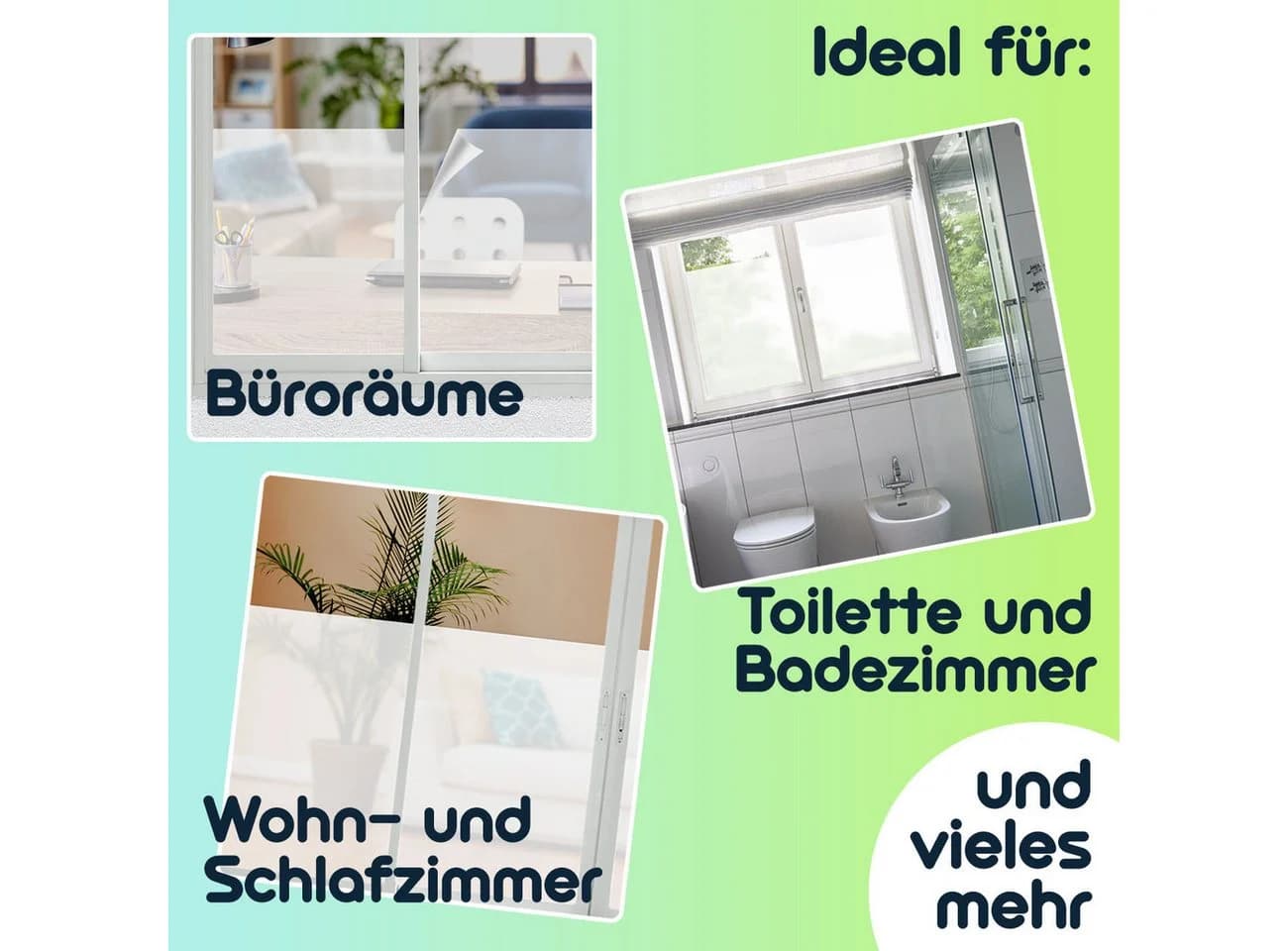 Casativo Milchglasfolie Sichtschutz statisch haftend lichtdurchlässig - Bild 3