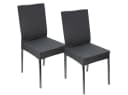 Casativo Stuhlhusse Schwarz Stretch mit Lehnenbezug Bild 3
