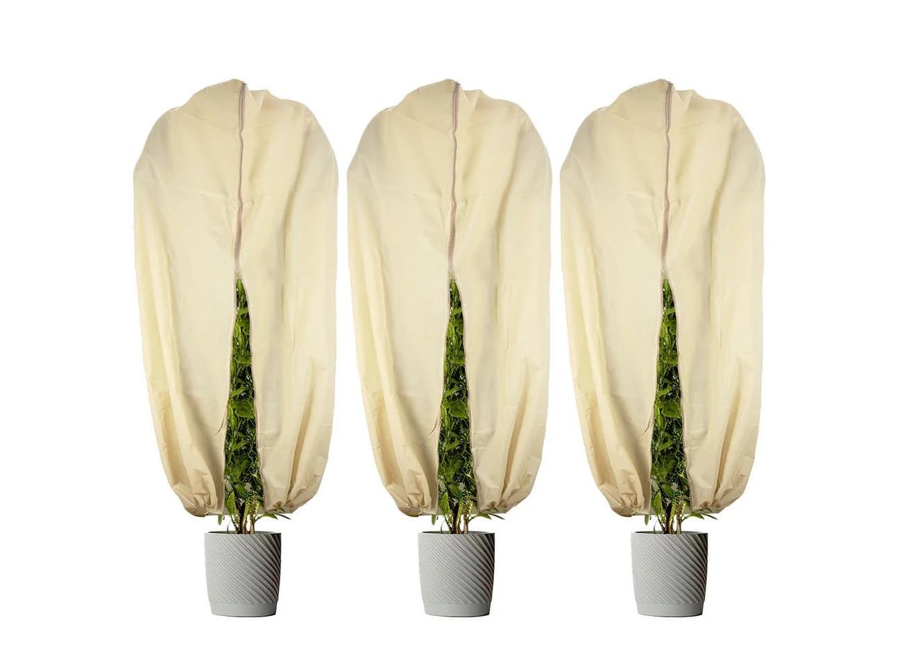 Casativo Winterschutzhaube Pflanzenabdeckung XL 180x120cm mit Reißverschluss