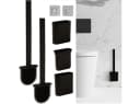 Casativo Silikon WC-Bürste Set grau/schwarz/weiß mit Halterung Bild 2