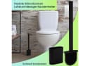 Casativo Silikon WC-Bürste Set grau/schwarz/weiß mit Halterung Bild 5