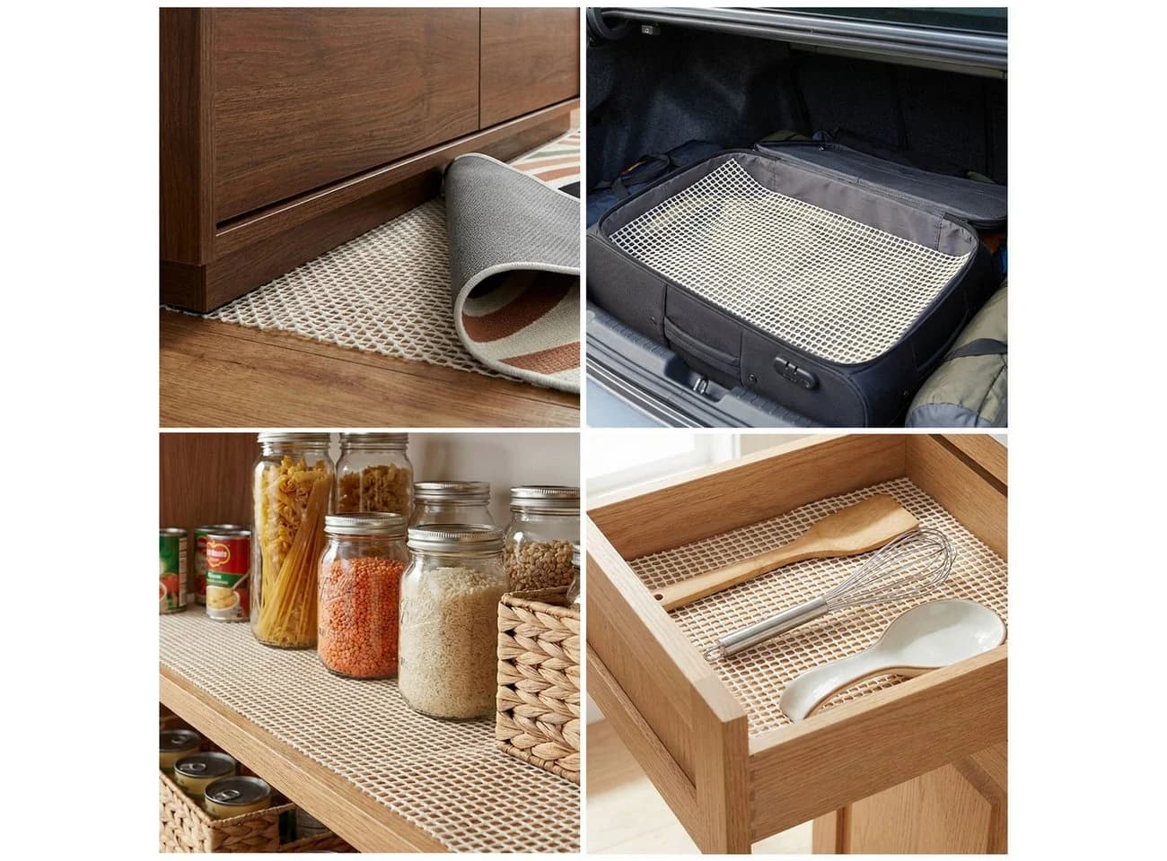 Casativo Antirutsch Teppichunterlage creme-weiß zuschneidbar - Bild 5