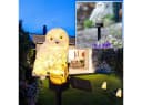Casativo LED Solar-Eule Gartenleuchte mit Dämmerungssensor Bild 2
