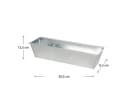 Casativo Blumenkasten Paletten-Pflanzkasten Silber Verzinktes Metall Bild 1