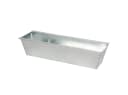 Casativo Blumenkasten Paletten-Pflanzkasten Silber Verzinktes Metall Bild 3