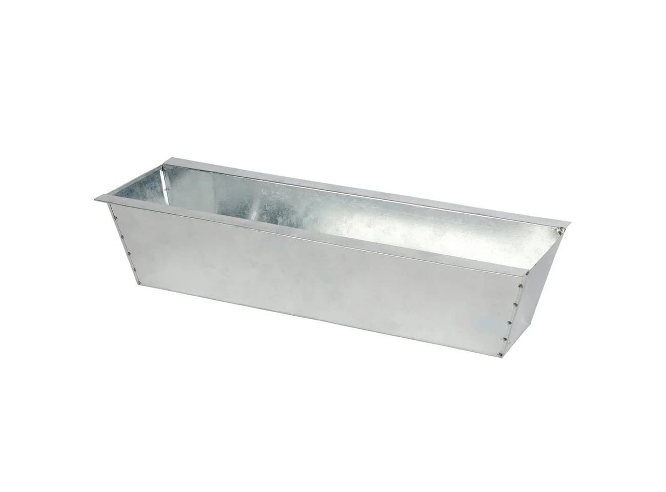 Casativo Blumenkasten Paletten-Pflanzkasten Silber Verzinktes Metall - Bild 3