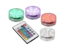 Casativo LED Teichleuchte wasserdicht Multicolor 4er Set mit Fernbedienung Bild 1