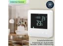 Casativo Digitales Raumthermostat Fußbodenheizung Touch Weiß Bild 1