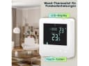 Casativo Digitales Raumthermostat Fußbodenheizung Touch Weiß Bild 5