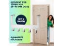 Casativo Garderobenleiste Edelstahl mit 5 Haken für Türen Bild 5