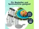 Casativo Speiseringe 6er Set Edelstahl mit Heber & Stampfer Bild 1