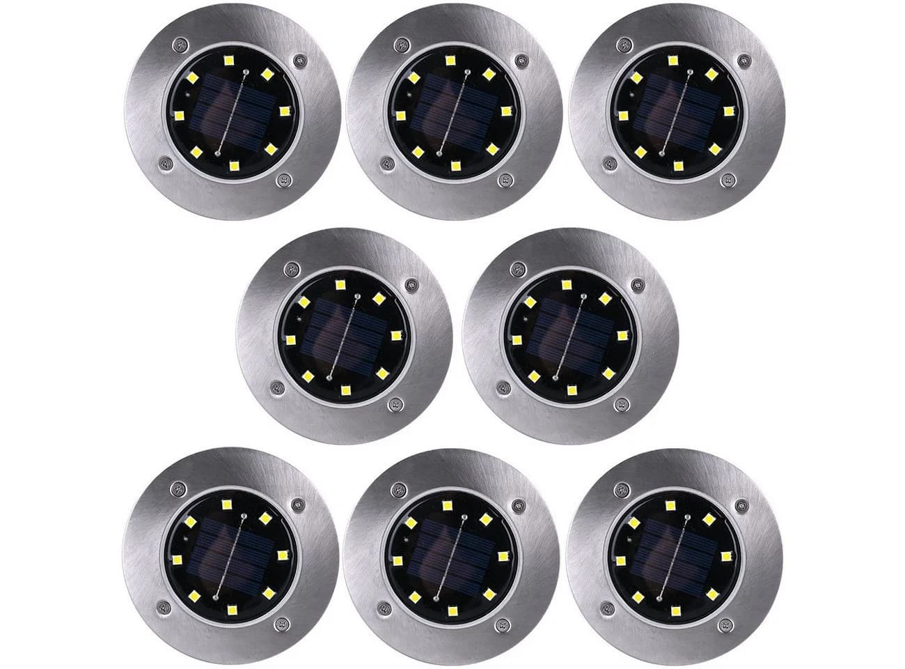 Casativo Solar-Bodenstrahler Silber 200lm IP44