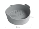 Casativo Silikonform für Heißluftfritteuse 6,5L Rund BPA-frei Bild 3