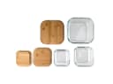 shop'n smile ideoon Vorratsdose Glas & Bambus Set 3-tlg. Luftdicht Bild 4