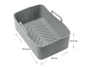 Casativo Silikonform 2-tlg. für Heißluftfritteuse BPA-frei Bild 3