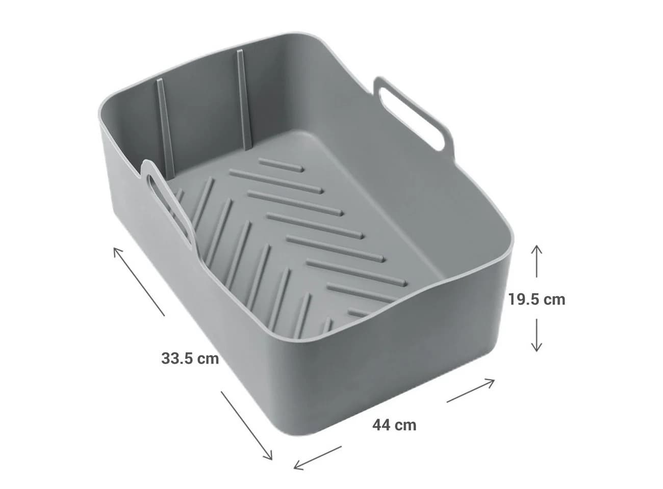 Casativo Silikonform 2-tlg. für Heißluftfritteuse BPA-frei - Bild 3