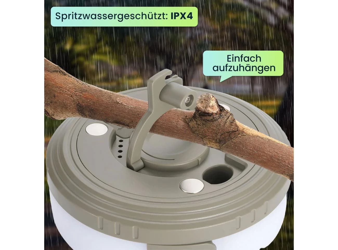 shop'n smile ideoon LED-Lichterkette 2in1 Campinglampe 10m 100 LEDs - Bild 3