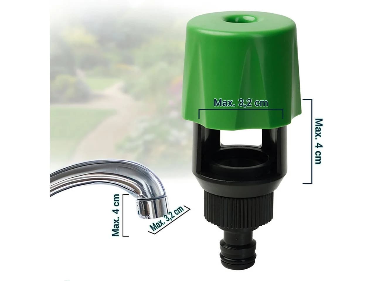 Casativo Universal Wasserhahn-Adapter Werkzeuglos Montage