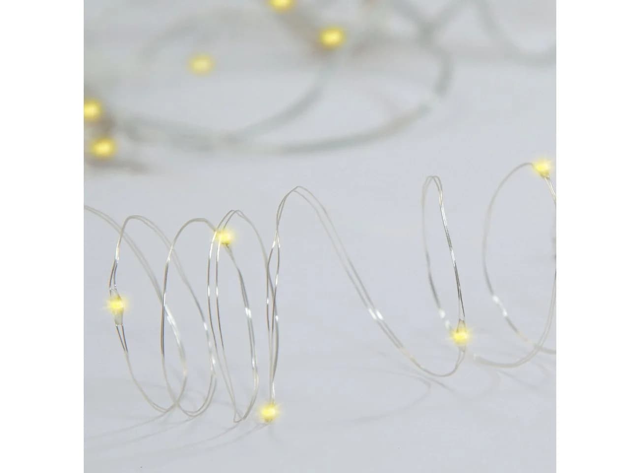 shop'n smile ideoon LED-Lichtervorhang 3x3m warmweiß dimmbar