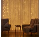 shop'n smile ideoon LED-Lichtervorhang 3x3m warmweiß dimmbar Bild 2