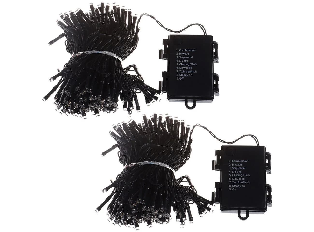 shop'n smile ideoon LED-Lichterkette 14m warmweiß 192 LEDs Batterie IP44 - Bild 3