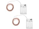 Casativo LED-Micro-Lichterkette 5m 100 warmweiße LEDs Batteriebetrieb Bild 1