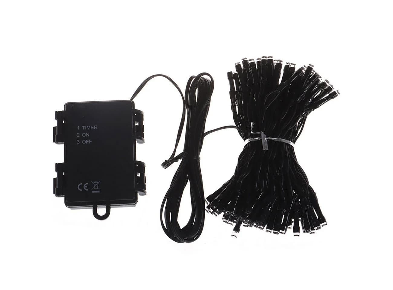 shop'n smile ideoon LED-Lichterkette warmweiß 100 LEDs wasserdicht mit Timer - Bild 3