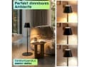 shop'n smile ideoon LED Stehlampe Dimmbar Akkubetrieb IP54 Schwarz Bild 1