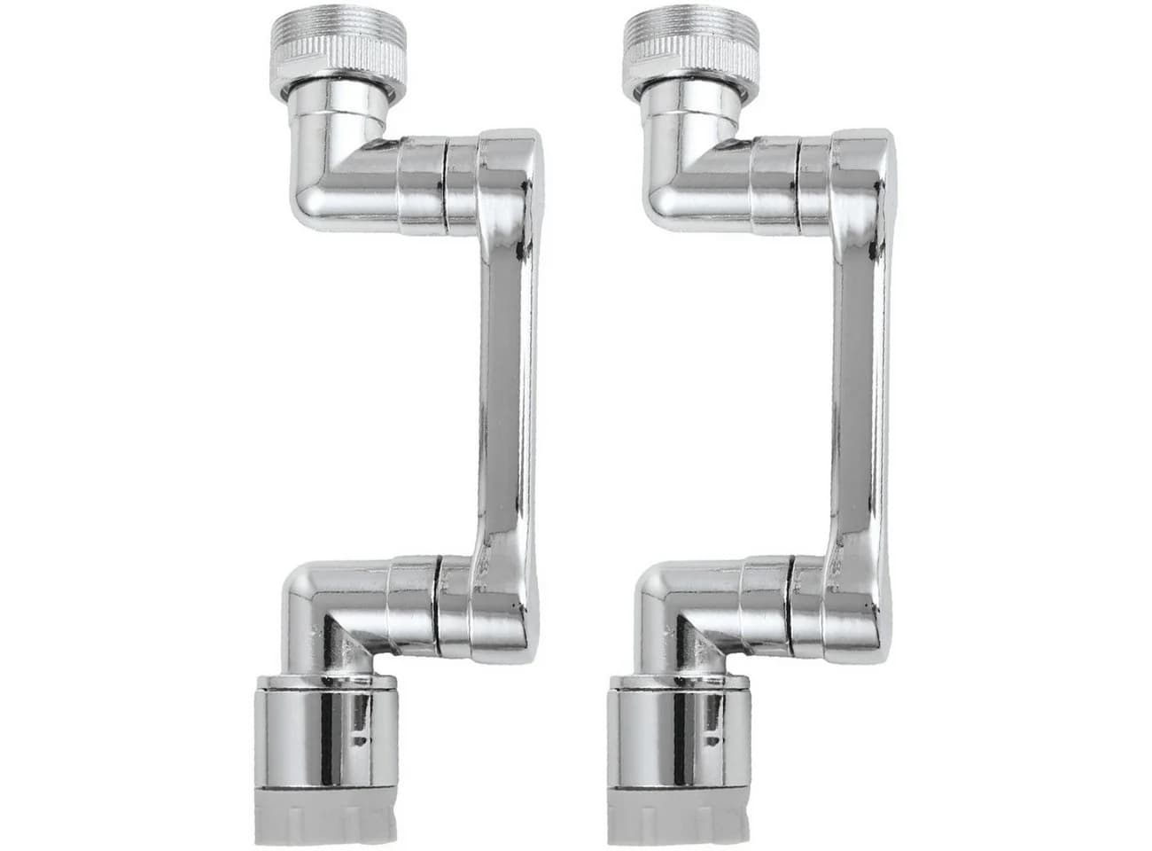 shop'n smile ideoon Wasserhahnaufsatz 1080° drehbar Metall chrom
