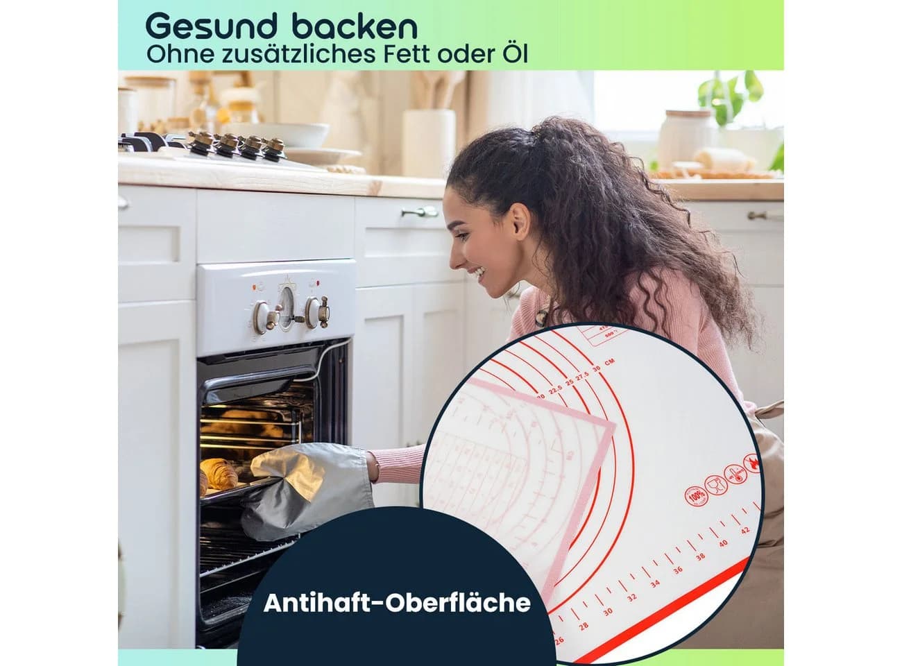shop'n smile ideoon Silikon-Backmatte 2er-Set Antihaft - Bild 5