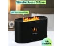 shop'n smile ideoon Aroma Diffuser mit Flammeneffekt Ultraschall Schwarz Bild 4
