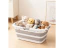 shop'n smile ideoon Faltbarer Wäschekorb 41L Grau/Weiss Bild 5