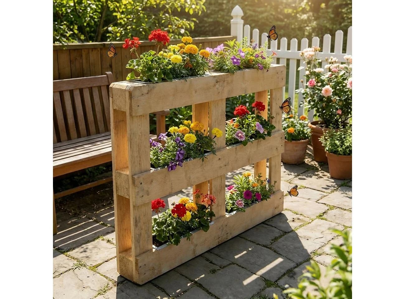 shop'n smile Blumenkasten Premium 6er Set Verzinktes Metall - Bild 2