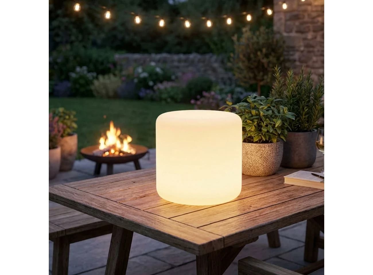 shop'n smile ideoon LED Solar Tischleuchte mit Farbwechsler & Erdspieß - Bild 4