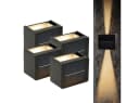 shop'n smile ideoon LED Solar Wandleuchte 4er Set Warm- & Kaltweiß Bild 2