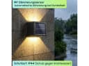 shop'n smile ideoon LED Solar Wandleuchte 4er Set Warm- & Kaltweiß Bild 4