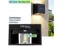 shop'n smile ideoon LED Solar Wandleuchte 4er Set Warm- & Kaltweiß Bild 5