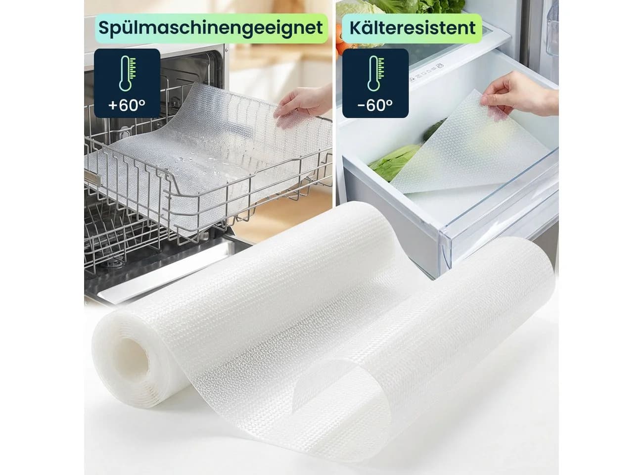 shop'n smile ideoon Schubladenmatte Antirutschmatte Transparent Zuschneidbar - Bild 4