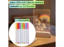 shop'n smile ideoon LED Acryl Maltafel mit Akku & 7 Buntstifte Bild 4