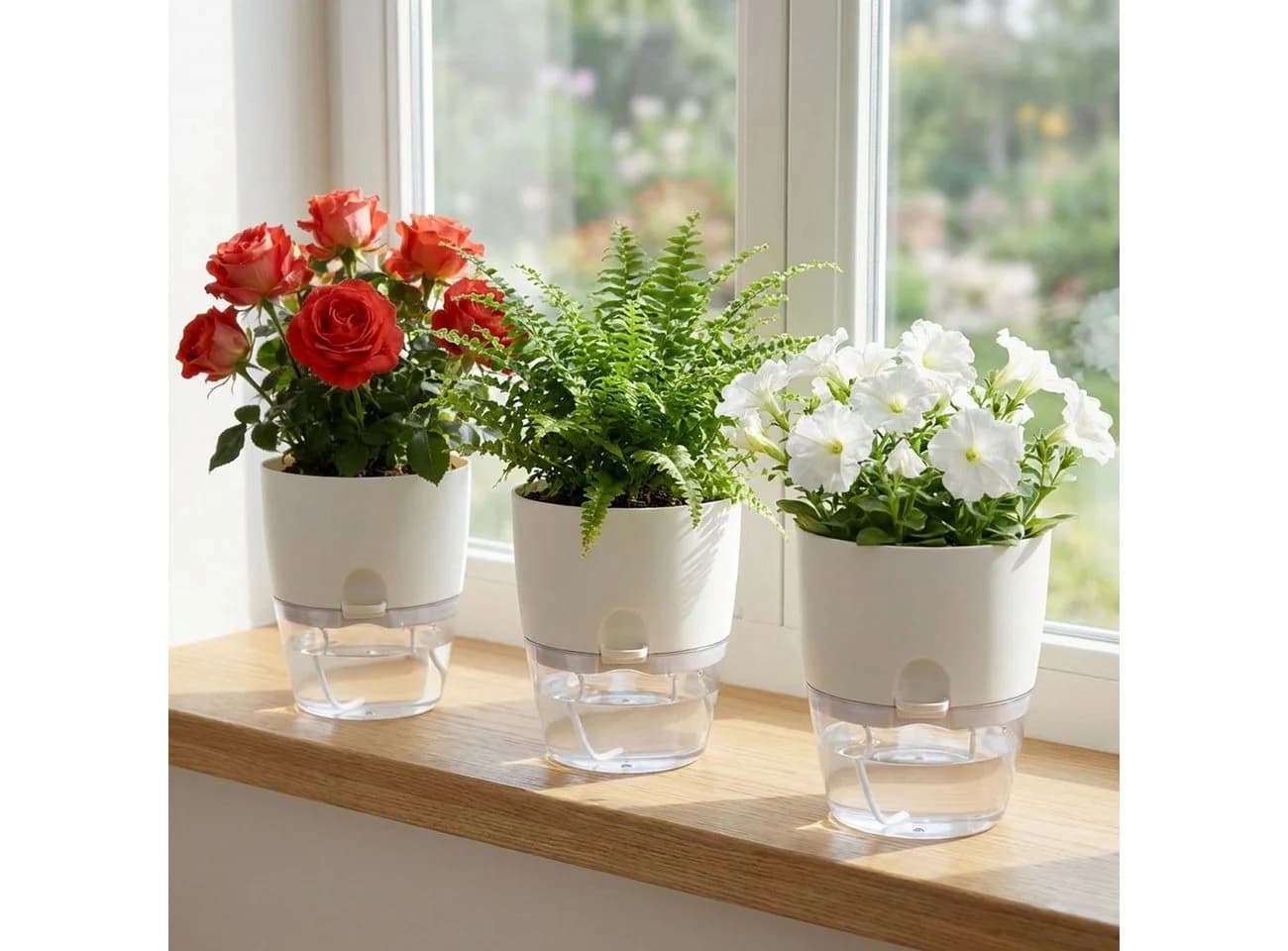 shop'n smile ideoon Selbstbewässernder Blumentopf mit Docht-System - Bild 2