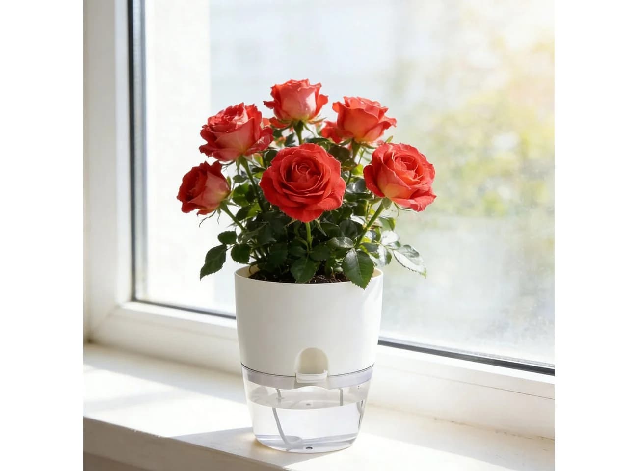 shop'n smile ideoon Selbstbewässernder Blumentopf mit Docht-System - Bild 3