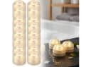 shop'n smile ideoon LED-Teelichter 4er-Set Warmweiß Transparent IP68 Wasserdicht Bild 2