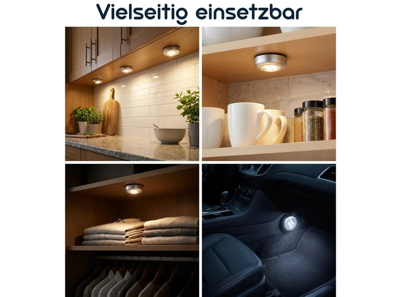 shop'n smile ideoon LED Unterbauleuchte 3er-Set Touch-Control Selbstklebend - Bild 4
