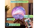 Casativo 3D Mondlampe 15cm Dimmbar mit Fernbedienung & Holzfuß, 16 Farben Bild 3