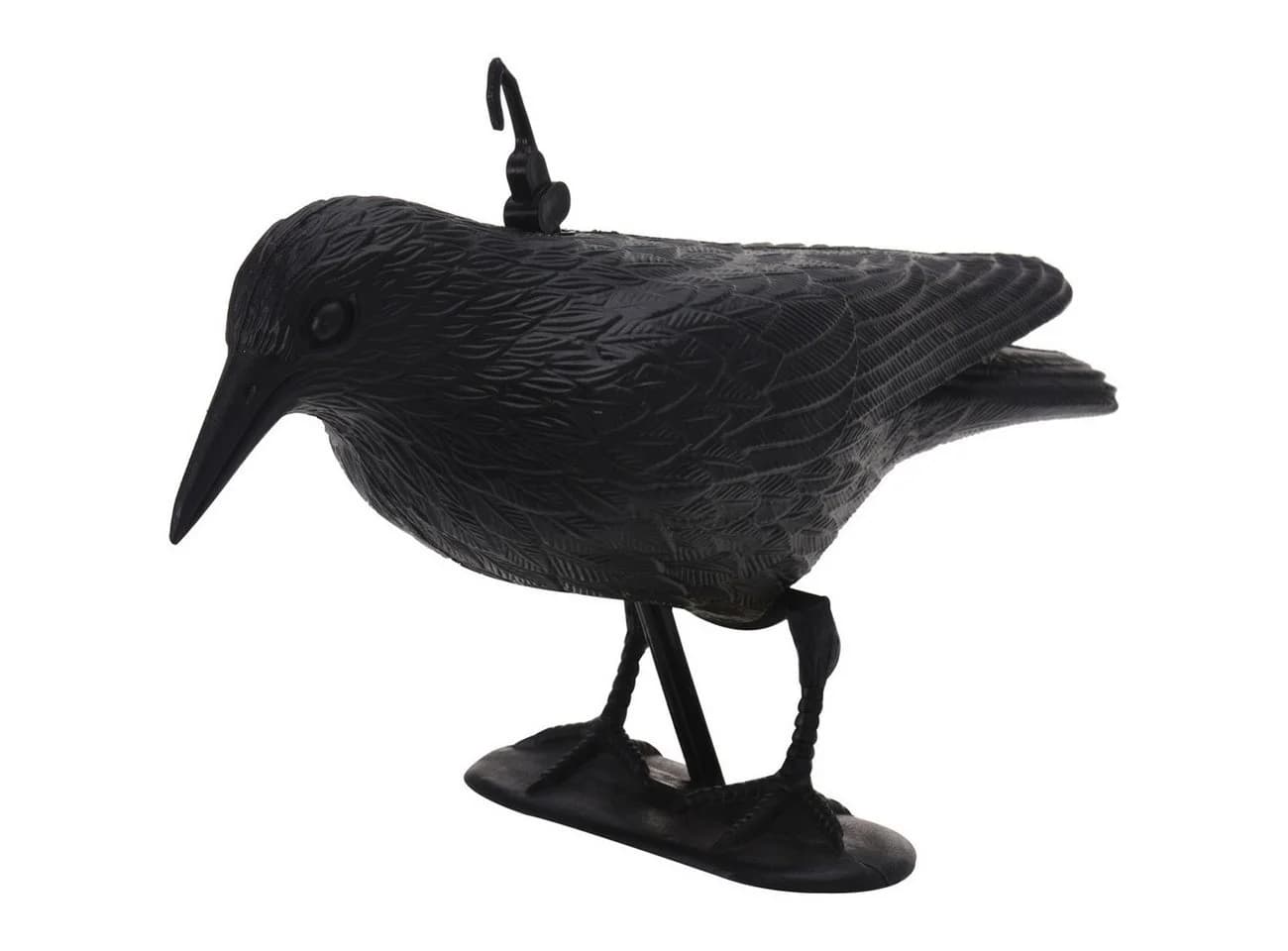 shop'n smile ideoon Wetterfeste Raben-Attrappe Vogelabwehr Schwarz 2-tlg. - Bild 5