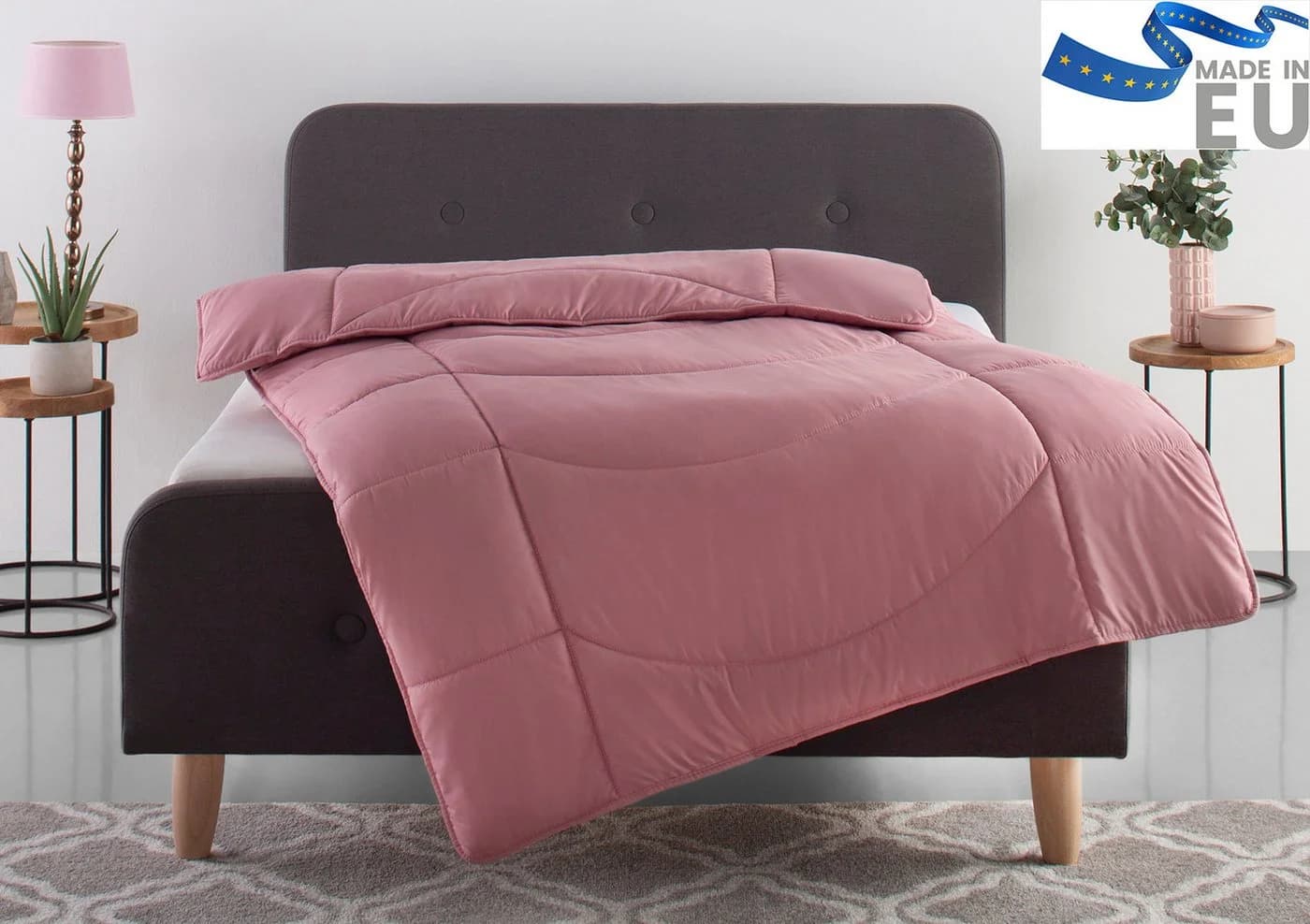 OTTO HOME Microlux Microfaserbettdecke Rosa 135x200 cm 4-Jahreszeiten - Bild 2