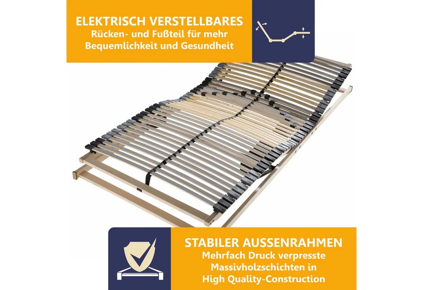 BeCo Lattenrost Flex 42 Motor Funk mit Funk-Fernbedienung - Bild 4